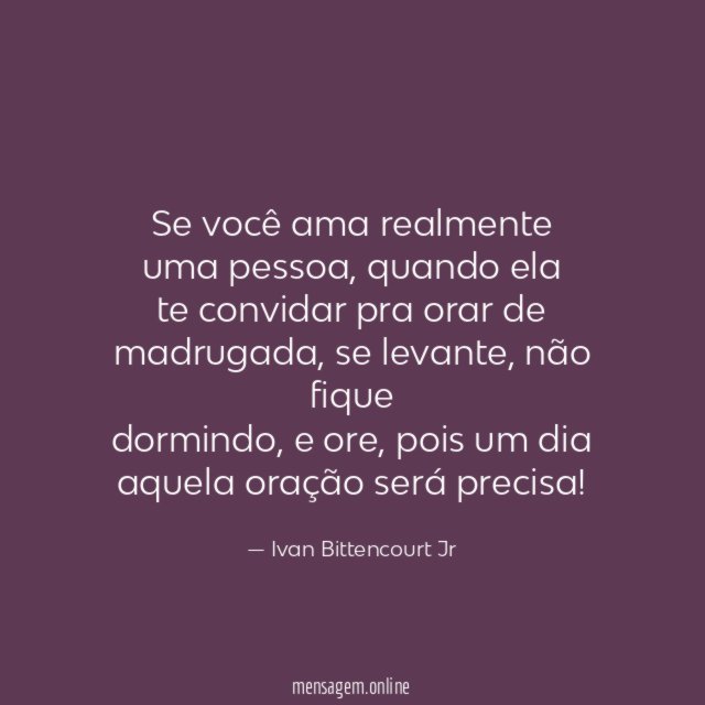 Se você ama realmente uma pessoa