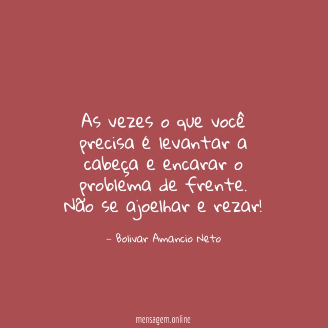 As vezes o que você precisa é levantar