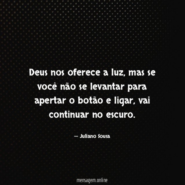 Deus nos oferece a luz