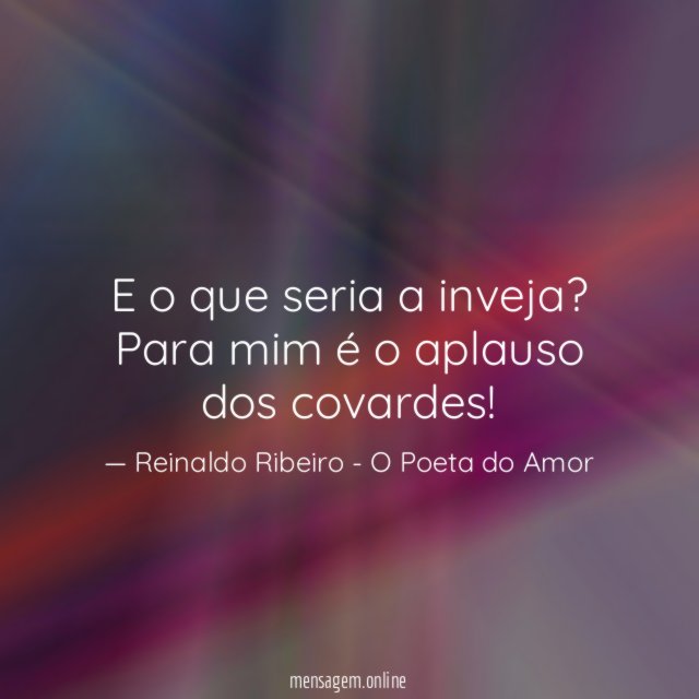 E o que seria a inveja