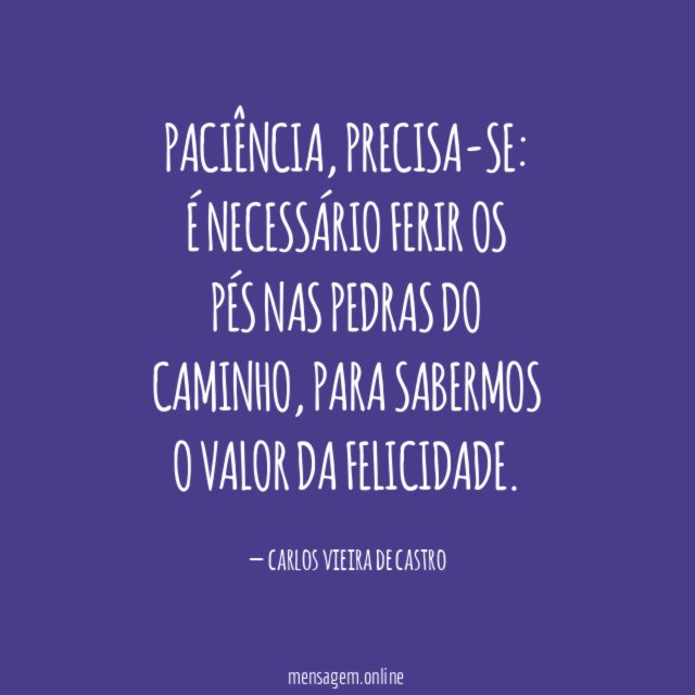 PACIÊNCIA