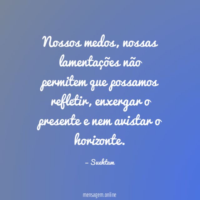 Nossos medos