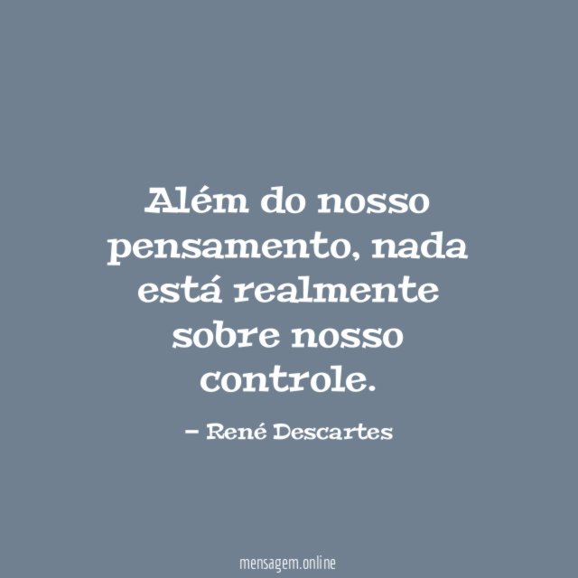 Além do nosso pensamento