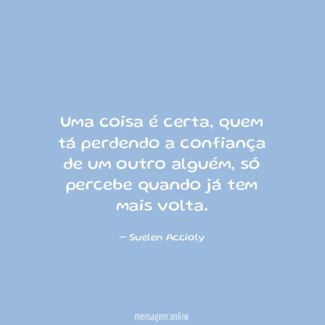 Uma coisa é certa