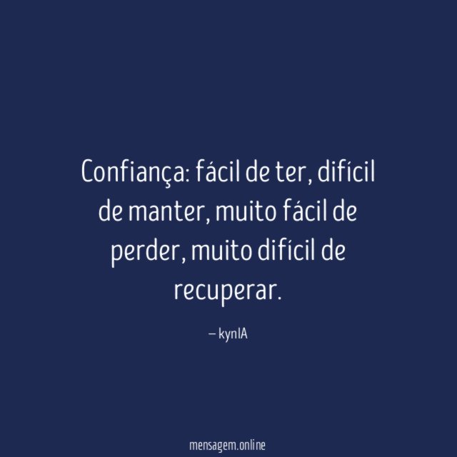 Confiança