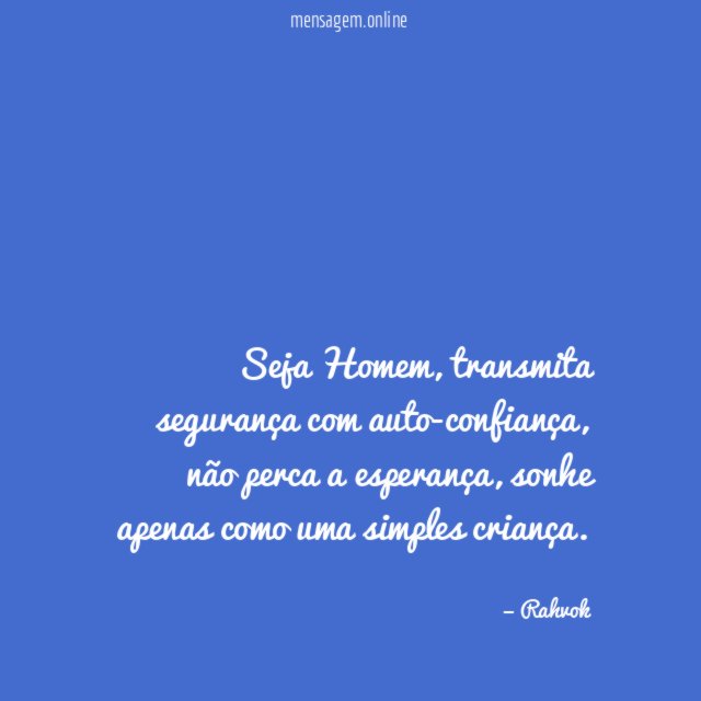 Seja Homem