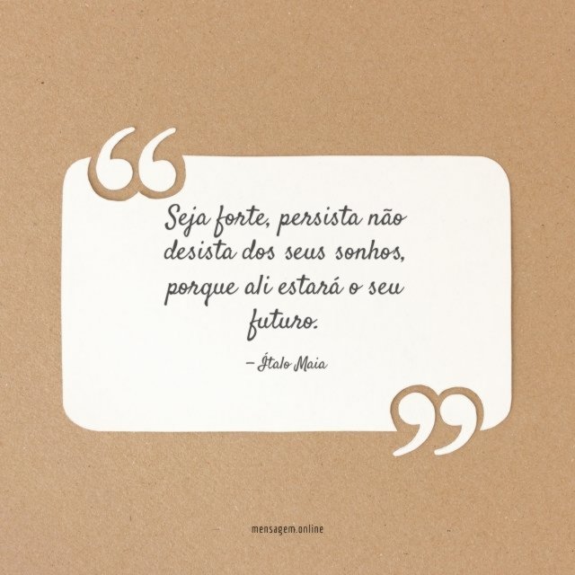 Seja forte