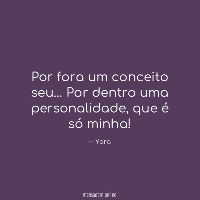 Por fora um conceito seu