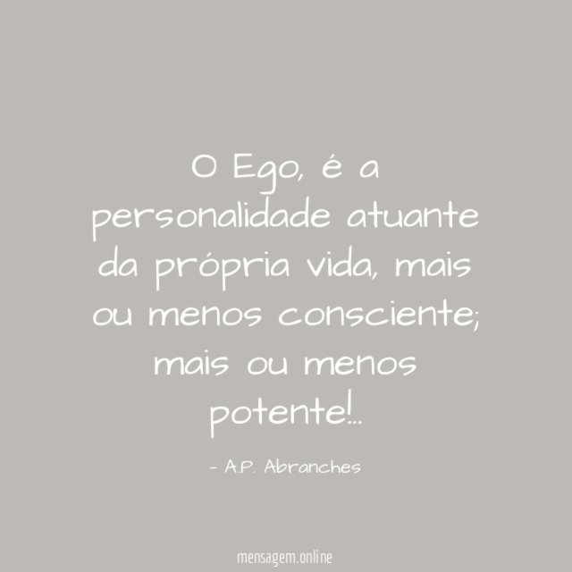 O Ego