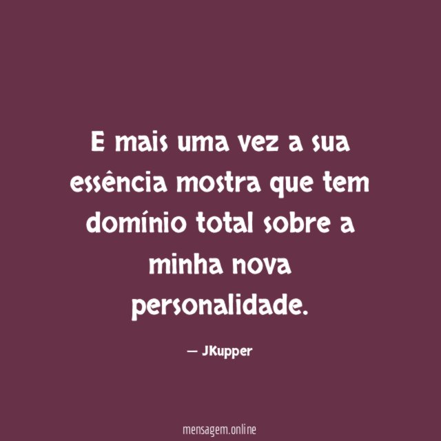 E mais uma vez a sua essência mostra