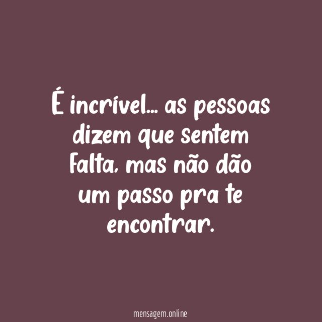 É incrível