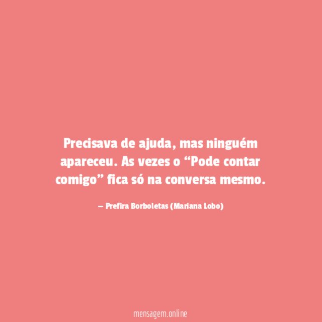 Precisava de ajuda