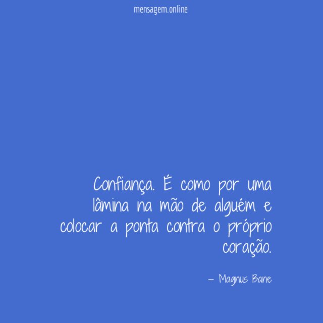 Confiança
