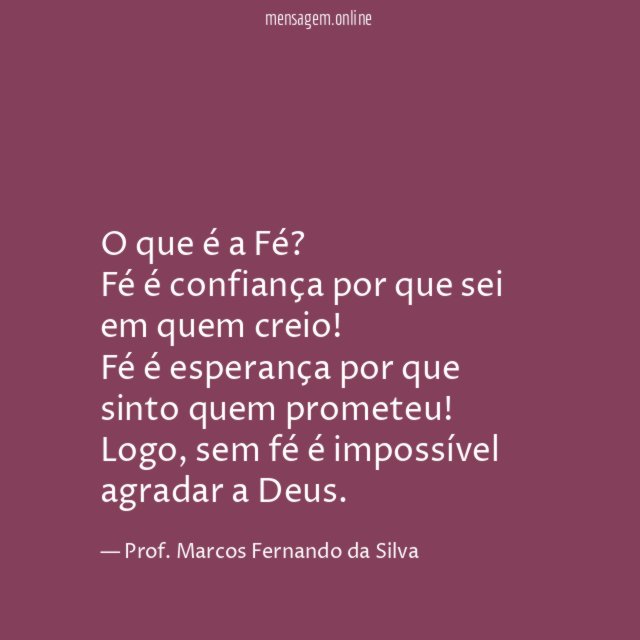 O que é a Fé