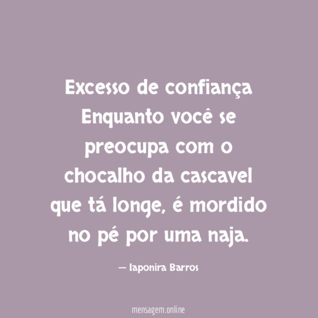 Excesso de confiança