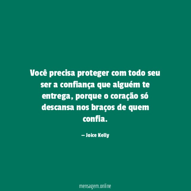 Você precisa proteger com todo seu ser a