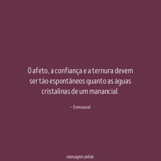 O afeto