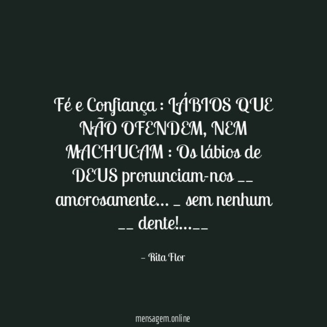 Fé e Confiança