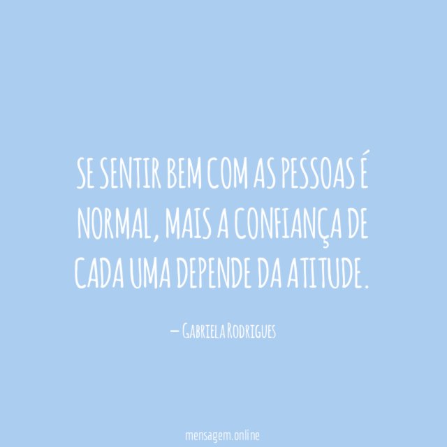 Se sentir bem com as pessoas é normal
