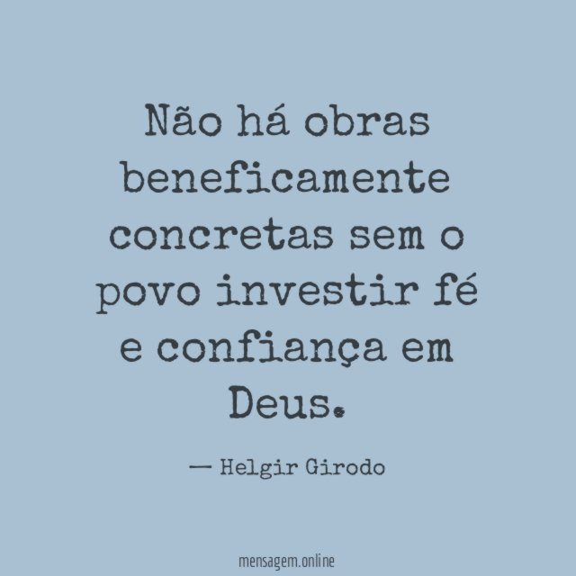 Não há obras beneficamente concretas sem o povo
