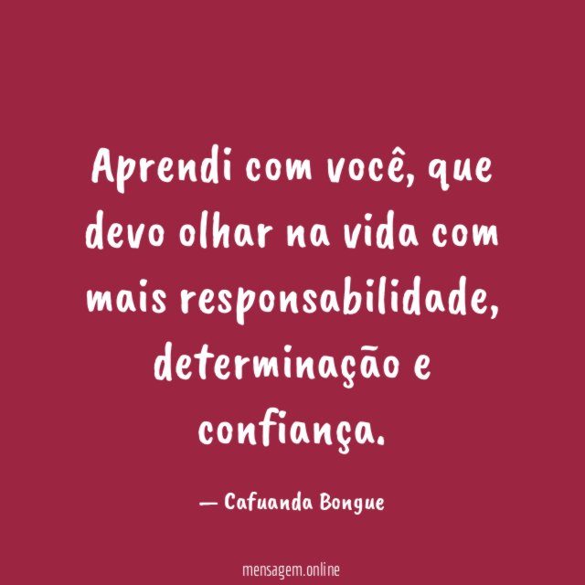 Aprendi com você