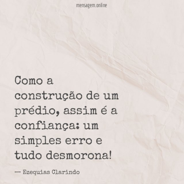 Como a construção de um prédio