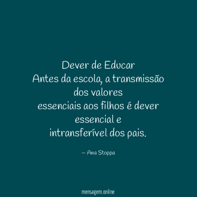 Dever de Educar