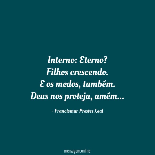 Interno: Eterno?