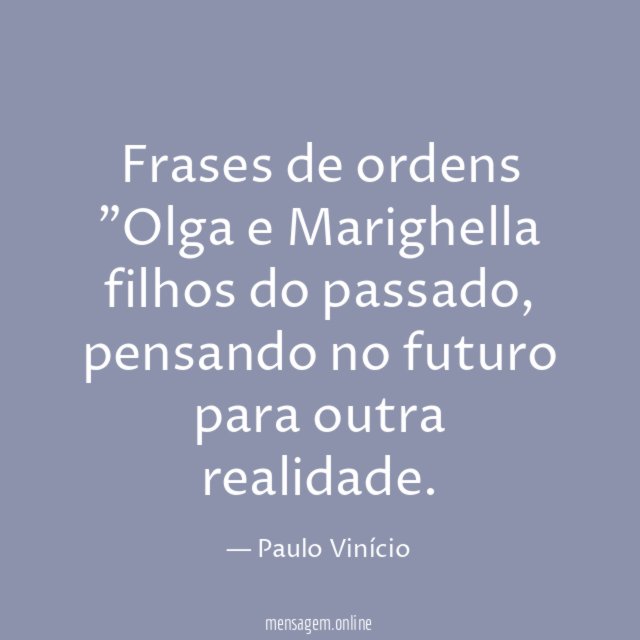 Frases de ordens