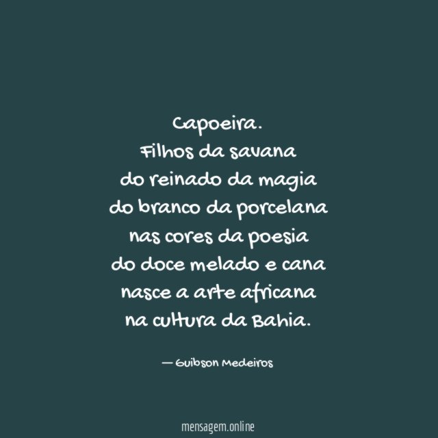 Capoeira.