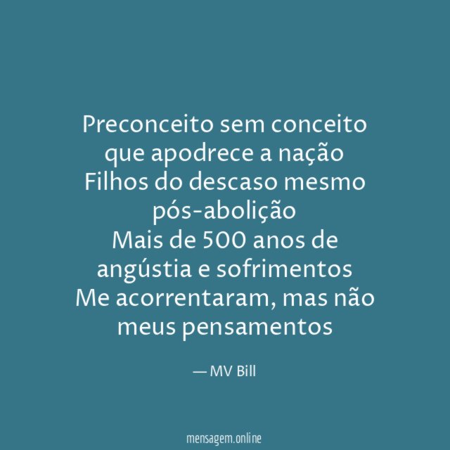 Preconceito sem conceito que apodrece a nação Filhos do