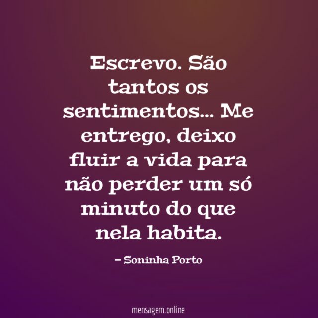 Escrevo