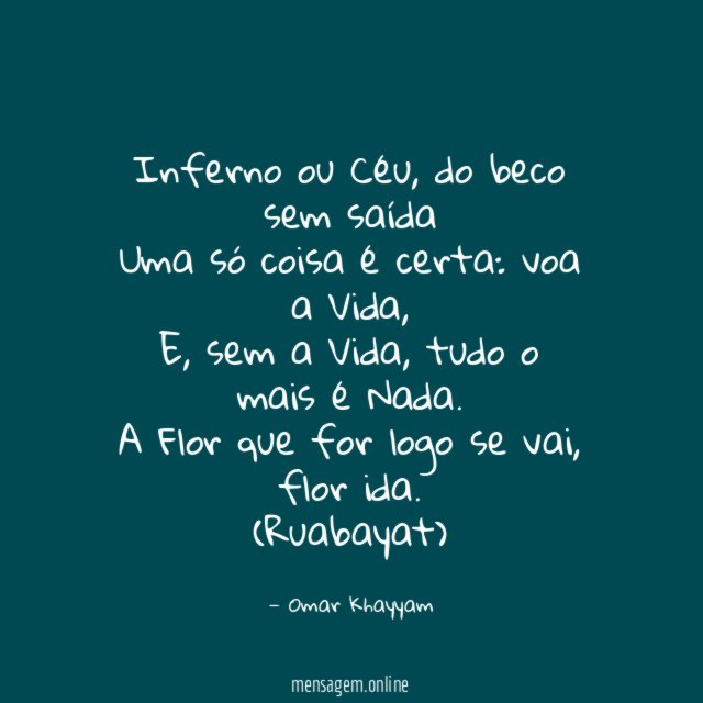 Inferno ou Céu