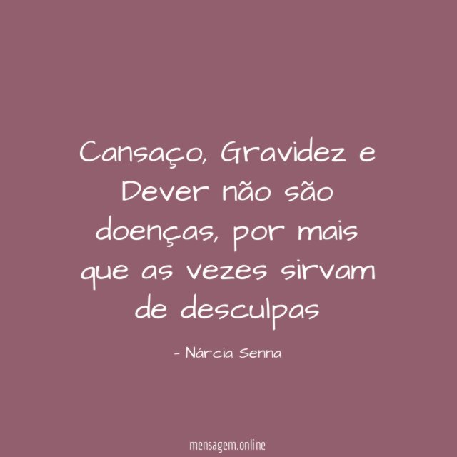 Cansaço