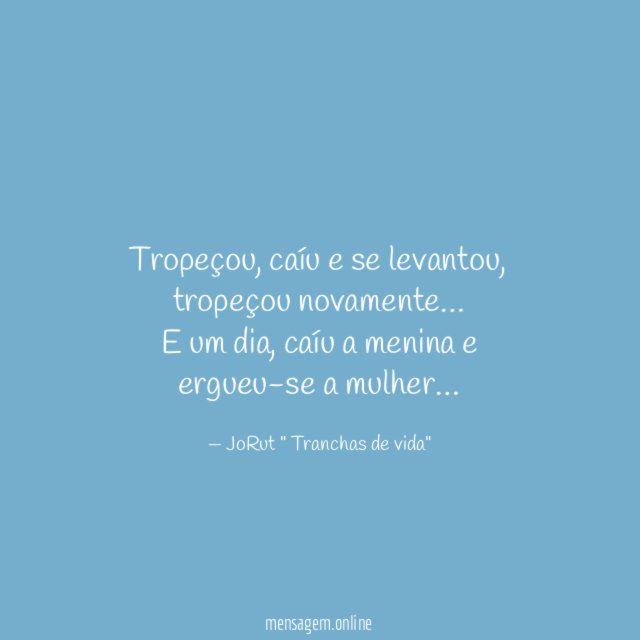 Tropeçou