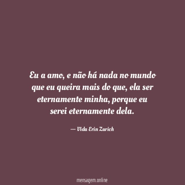 Eu a amo
