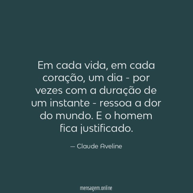 Em cada vida