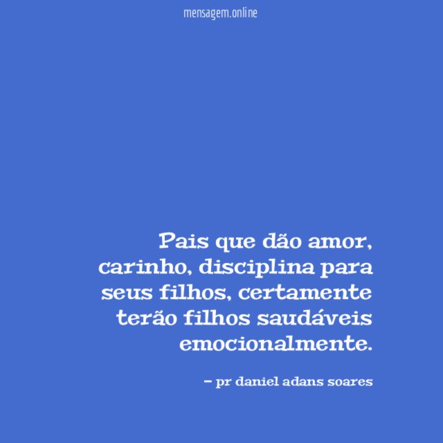 Pais que dão amor