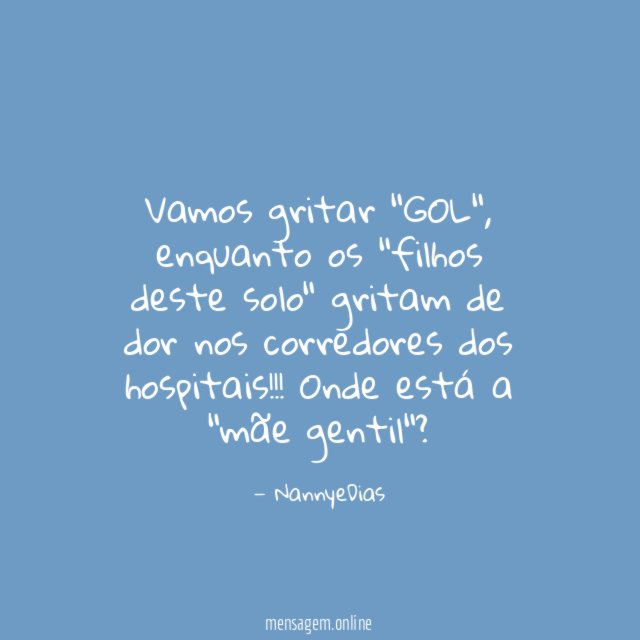 Vamos gritar "GOL"