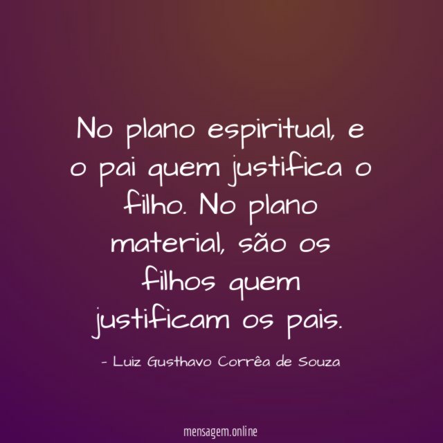 No plano espiritual