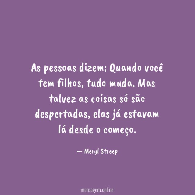 As pessoas dizem