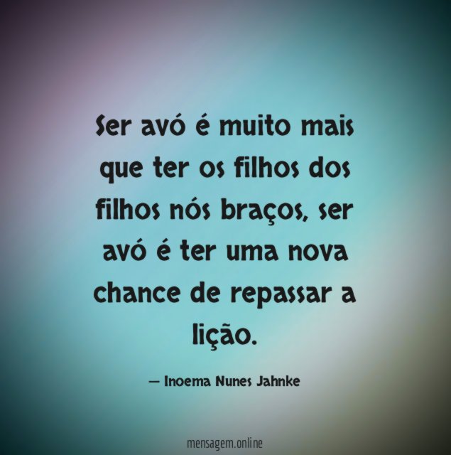 Ser avó é muito mais que ter os