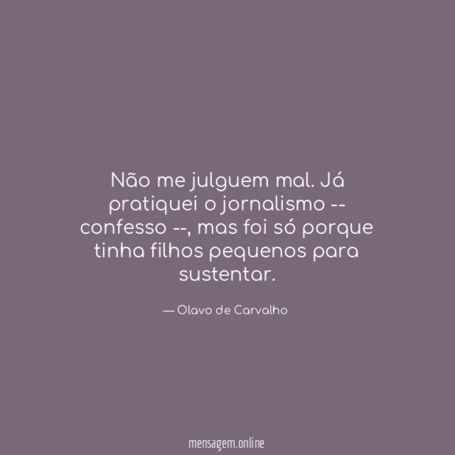Não me julguem mal
