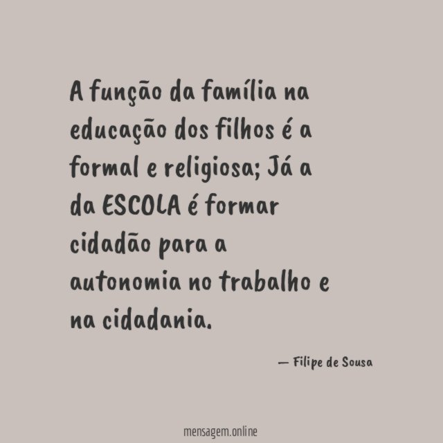 A função da família na educação dos filhos