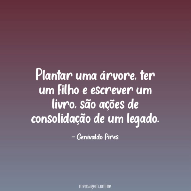 Plantar uma árvore