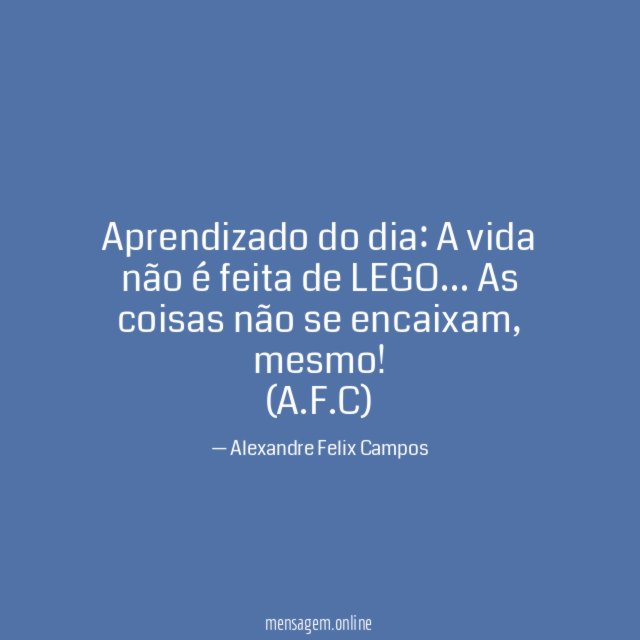 Aprendizado do dia