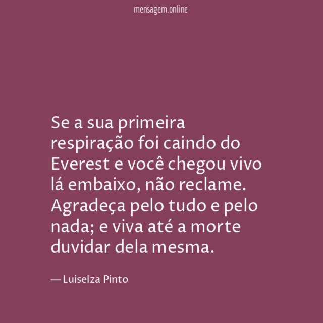 Se a sua primeira respiração foi caindo do