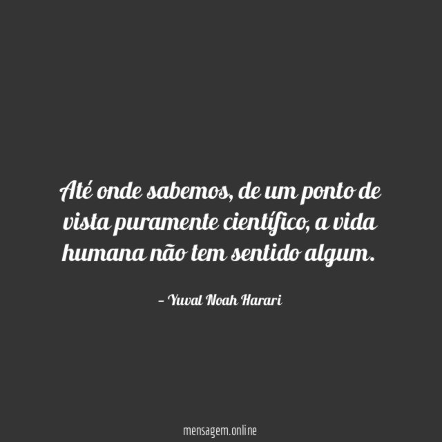 Até onde sabemos