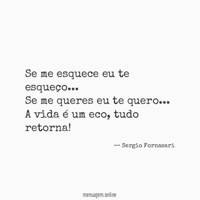 Se me esquece eu te esqueço
