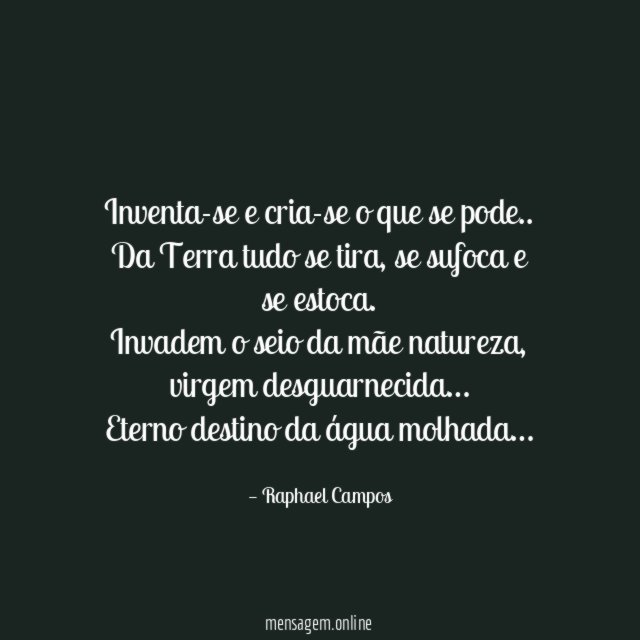 Inventa-se e cria-se o que se pode